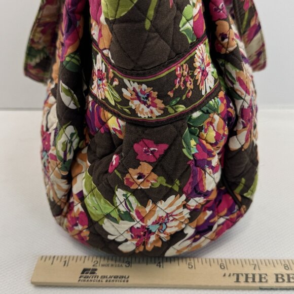 Vera Bradley English Rose Quilted Shoulder Bag Purse Wallet Set Floral Retired - Picture 15 of 16